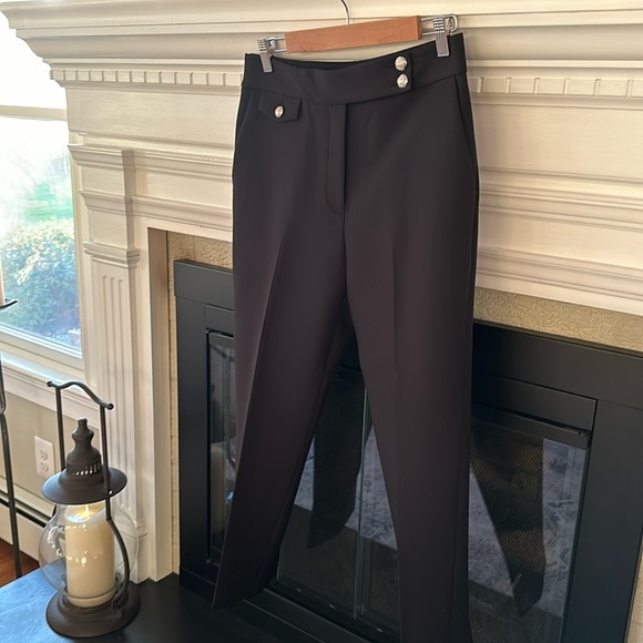 Veronica Beard size 8 black Renzo ankle pant - Picture 4 of 9